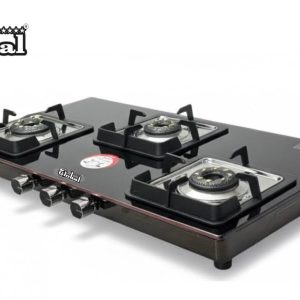 3 BURNER FULL BLACK